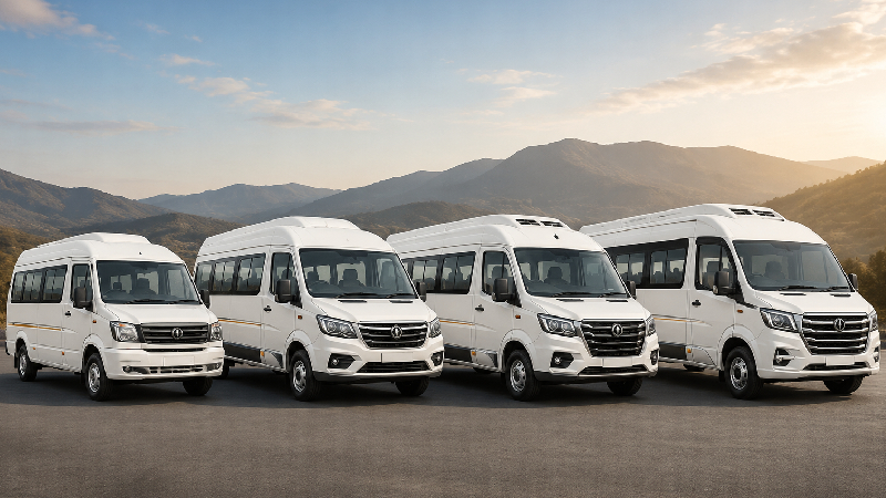 Luxury Tempo Traveller Rental (9, 12, 14 & 17 Seater) | Jwala Tour and Travels