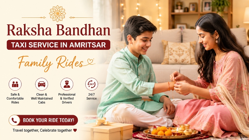 Raksha Bandhan Taxi Service in Amritsar | Family Rides