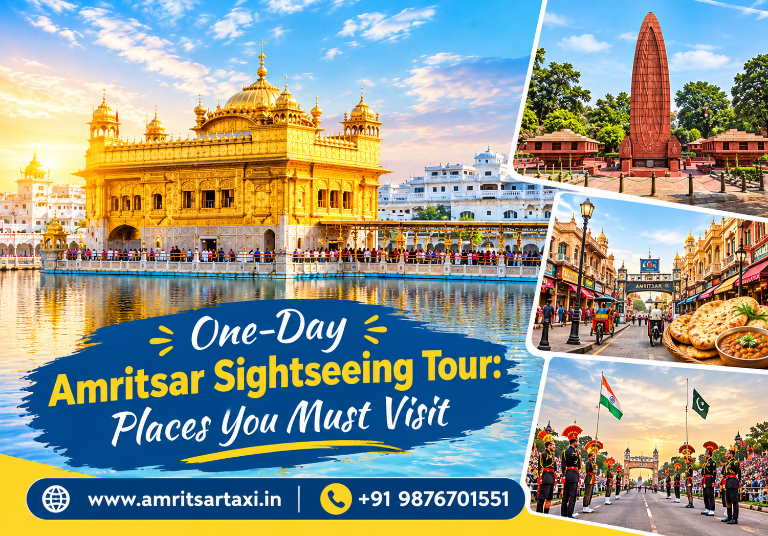 One-Day Amritsar Sightseeing Tour: Places You Must Visit